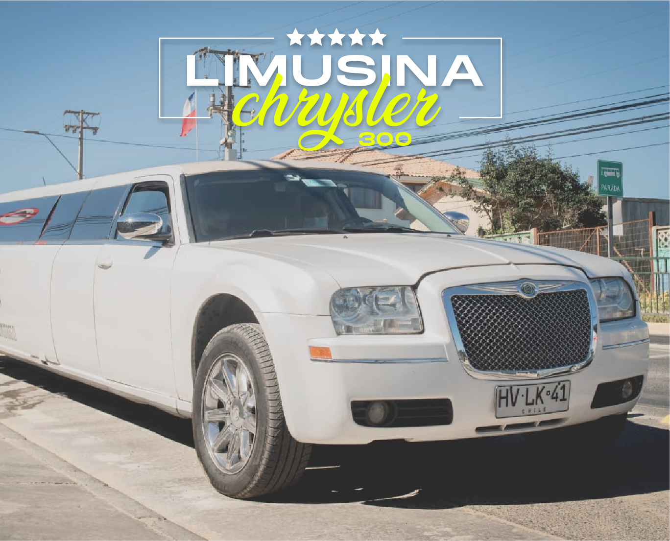 Limusina Chrysler con striper